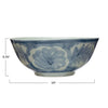 Hand-Painted Stoneware Bowl Kitchen 