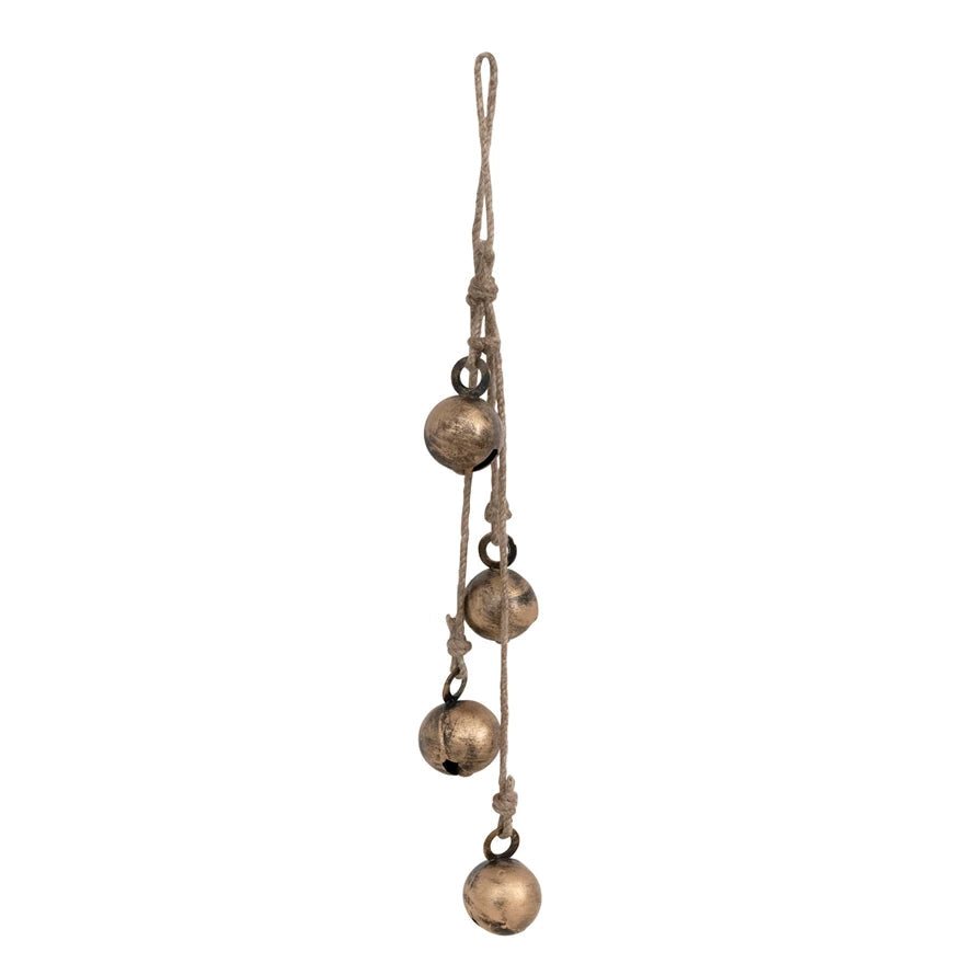 Hanging Metal Jingle Bells Objects & Accents 