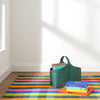 Happy Plaid Multi Handwoven Indoor/Outdoor Rug Rugs 