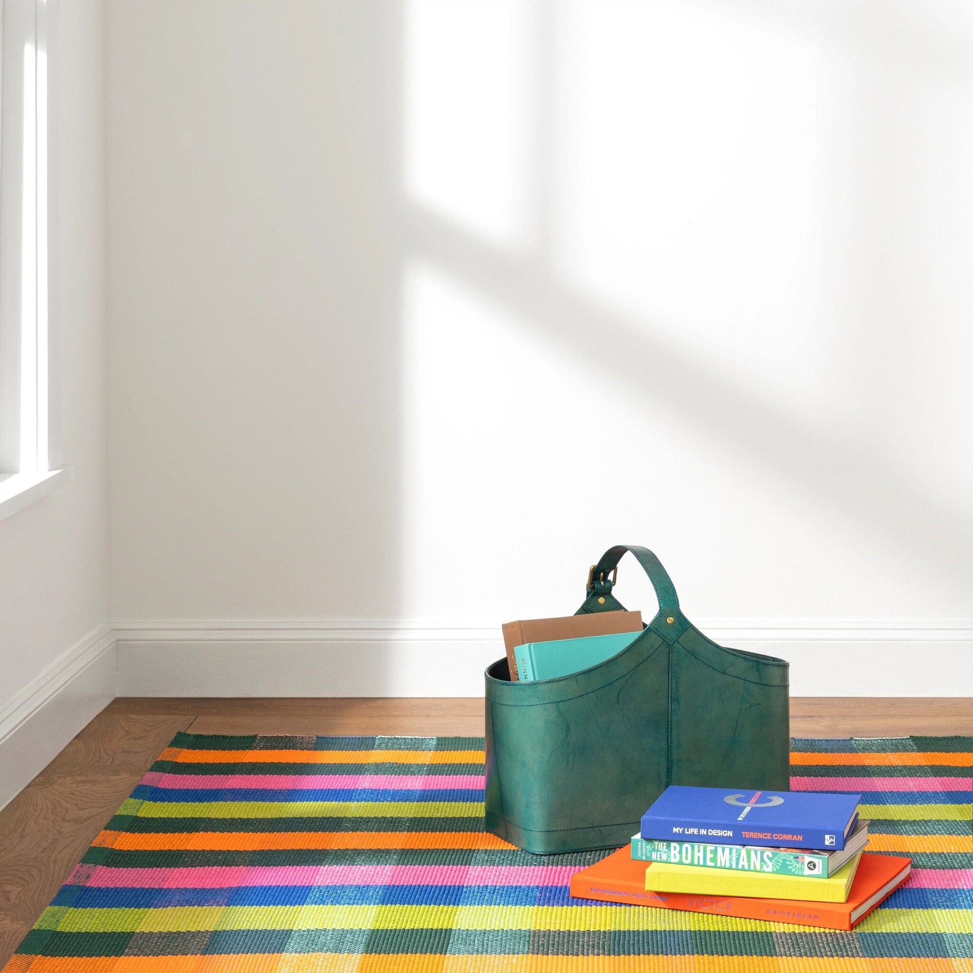 Happy Plaid Multi Handwoven Indoor/Outdoor Rug Rugs 