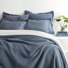 Hawley Indigo Matelasse Coverlet Matelasse Coverlet 