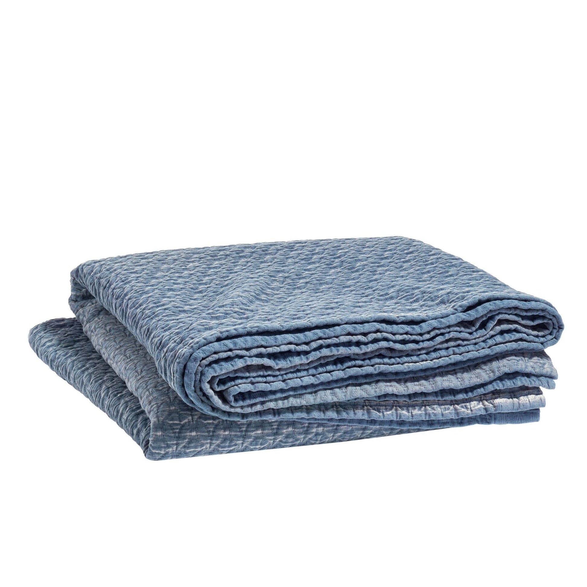 Hawley Indigo Matelasse Coverlet Matelasse Coverlet 