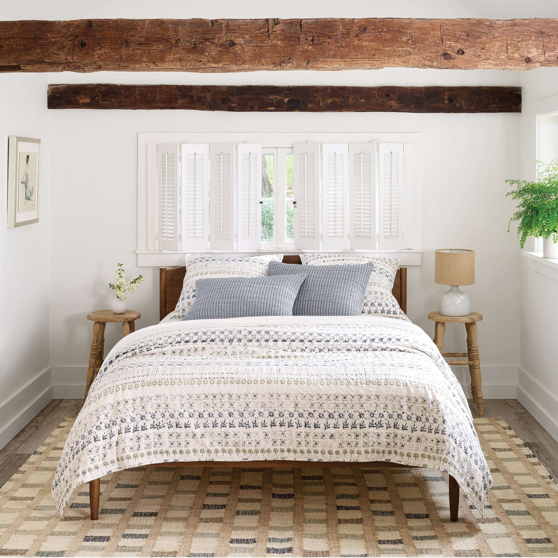 Hawthorn Neutral Coverlet Coverlet 