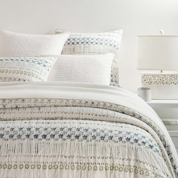 Hawthorn Neutral Coverlet Coverlet 