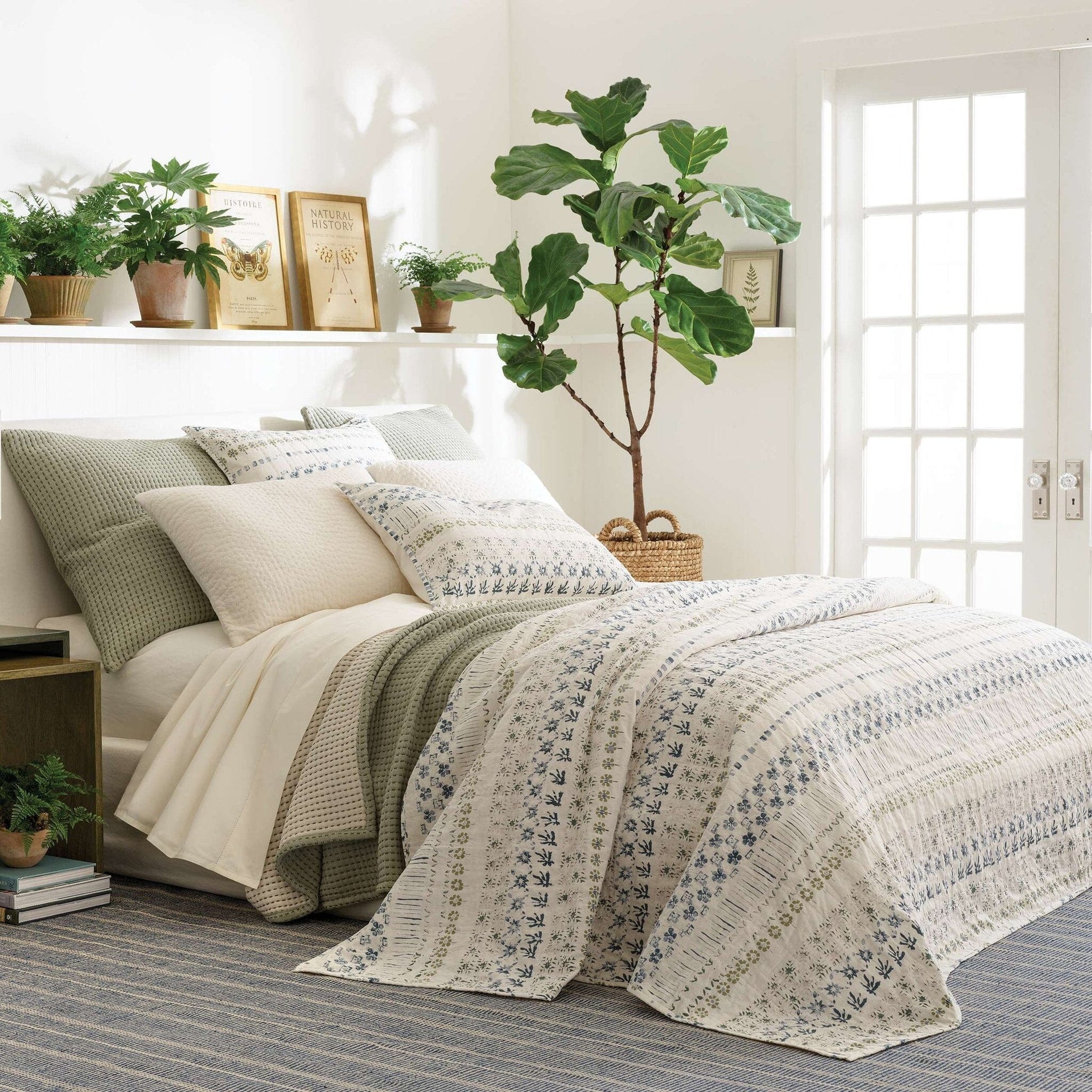 Hawthorn Neutral Coverlet Coverlet 