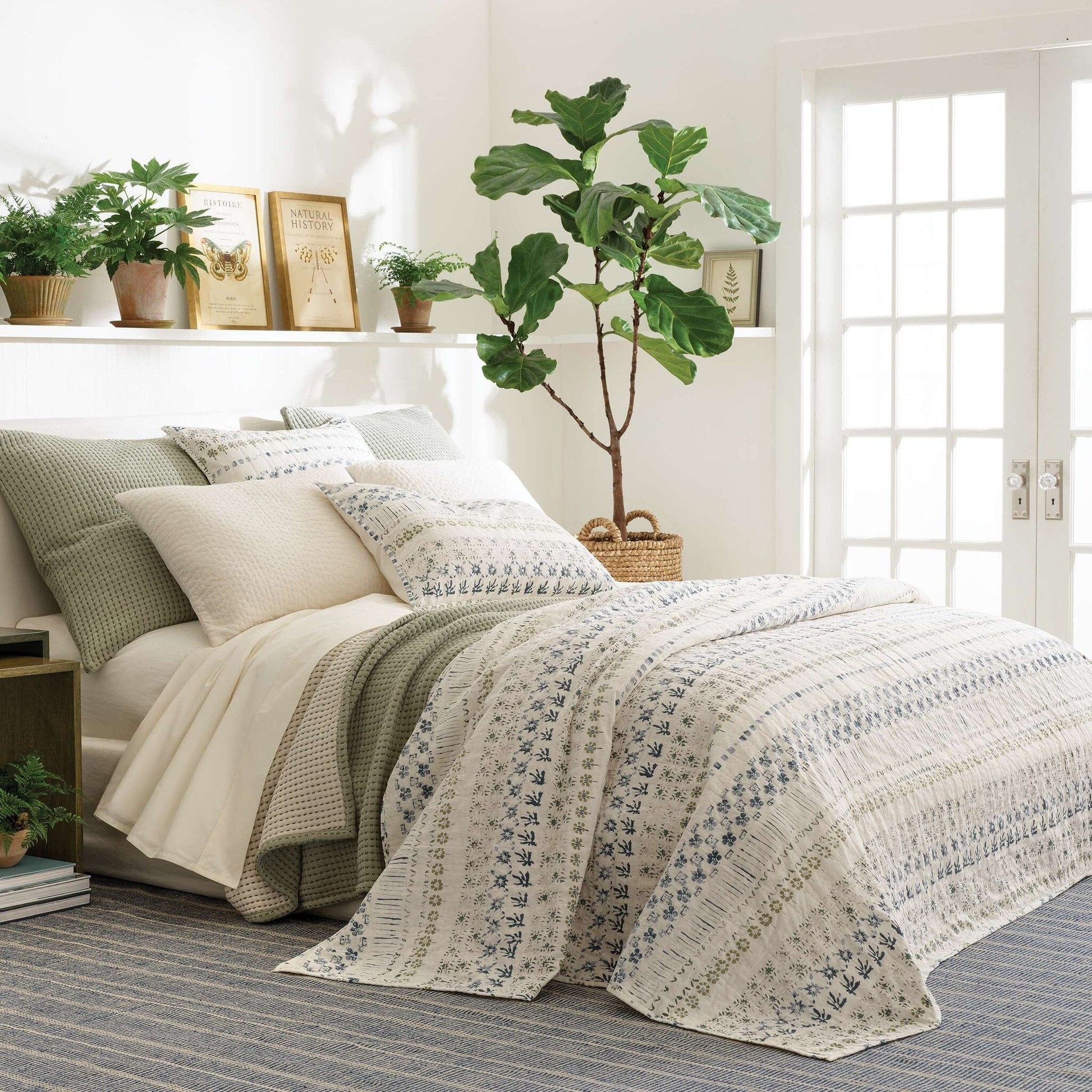 Hawthorn Neutral Sham Coverlet Sham 