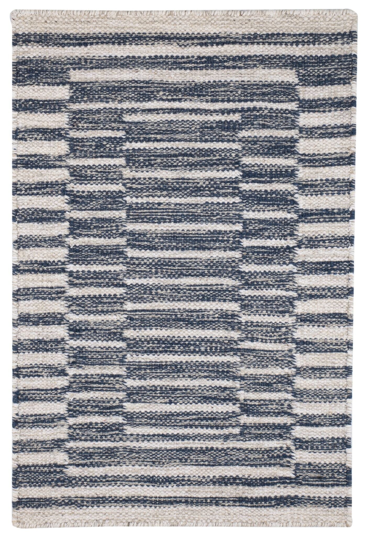 Heights Denim Handwoven Wool Rug Rugs 