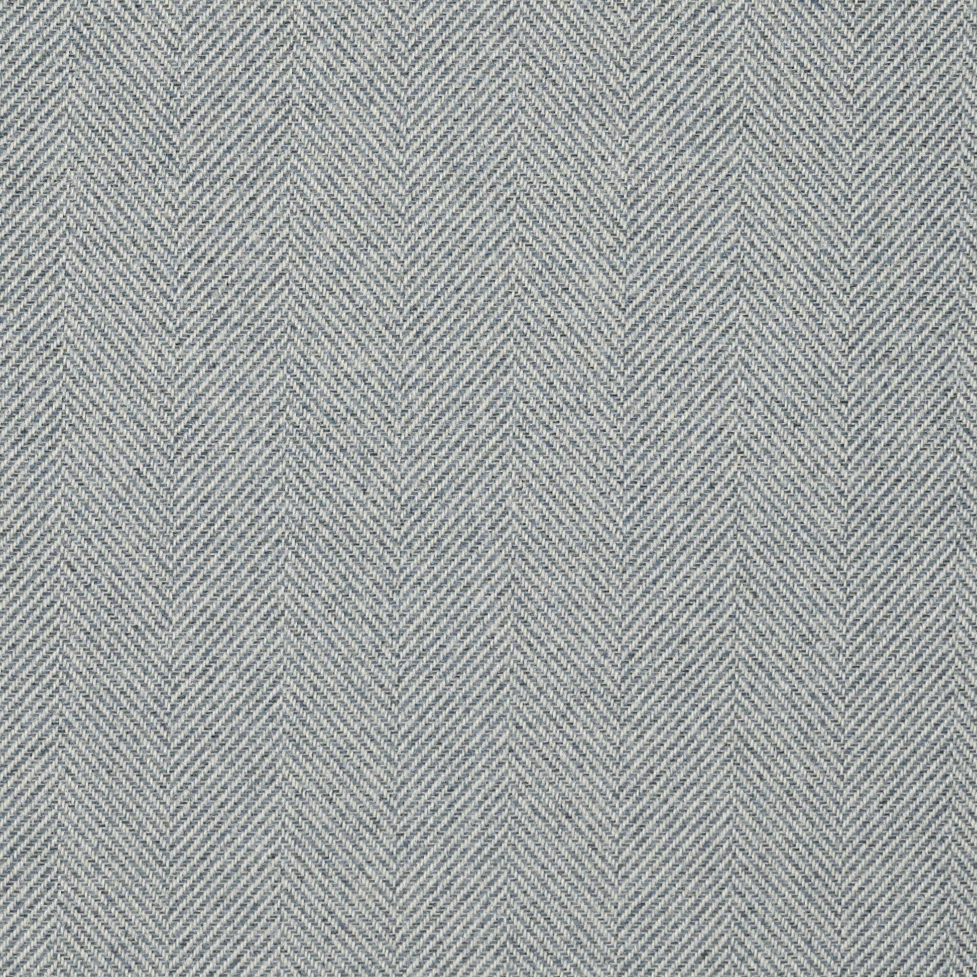 Herringbone French Blue Fabric By the Yard 