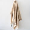 Herringbone Pure British Wool Throw - Natural Throws 