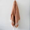 Herringbone Pure British Wool Throw - Terracotta Throws 