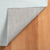 Herringbone Swedish Blue Machine Washable Rug WASHABLE 