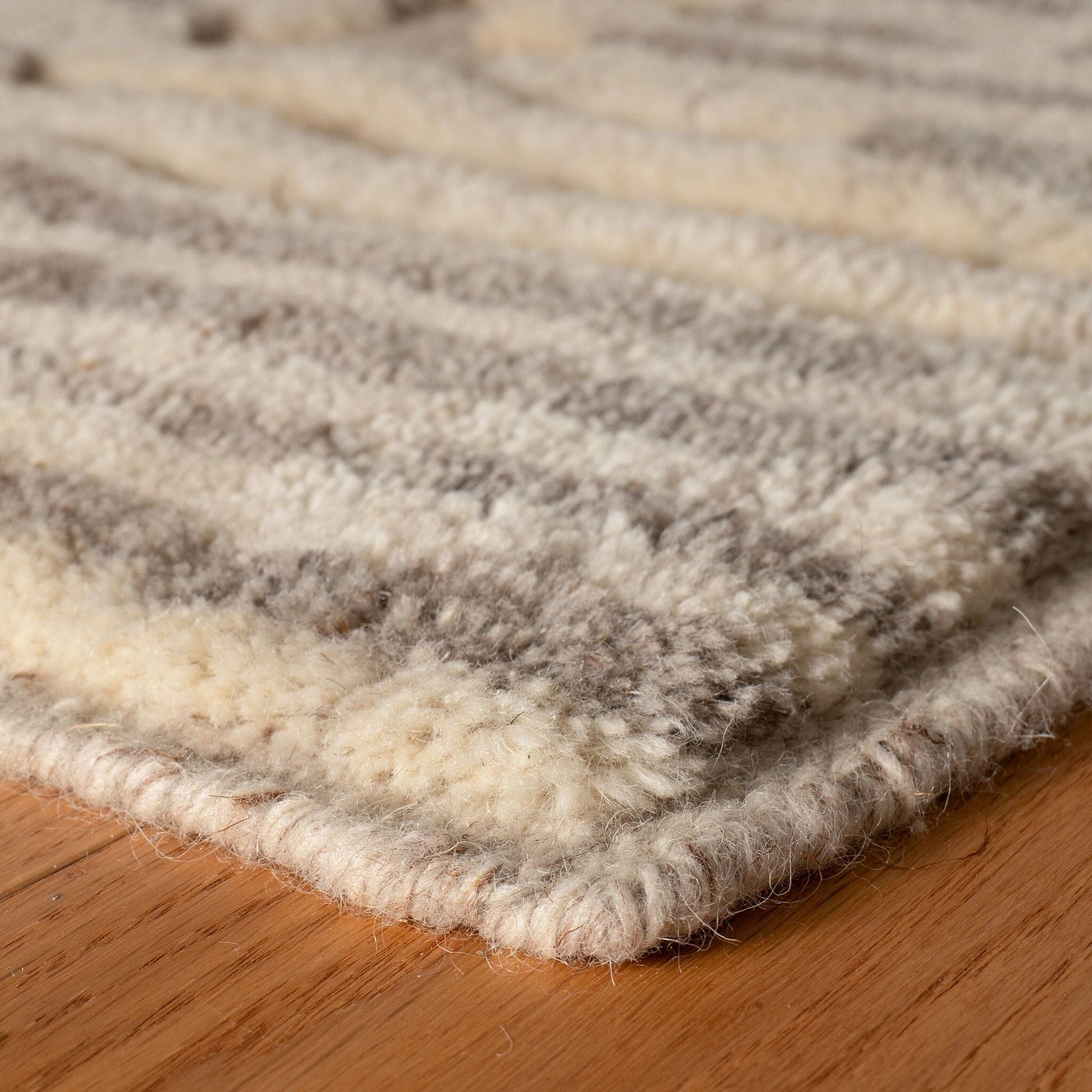 Hicks Natural Hand Knotted Wool Rug Rugs 