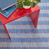 Hillsgrove Stripe Denim Handwoven Cotton Rug Rugs 
