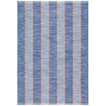 Hillsgrove Stripe Denim Handwoven Cotton Rug Rugs 