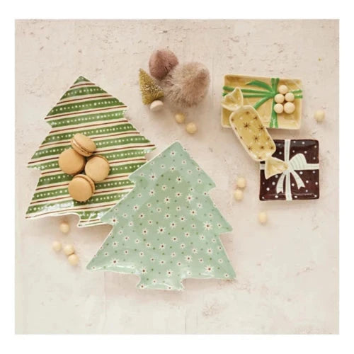 Holiday Tree Platter Serveware 