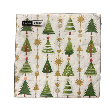 Holiday Trees - Luncheon Napkin Kitchen 