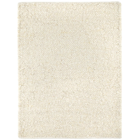 Holmstead Ivory Handwoven Wool Rug Rugs 