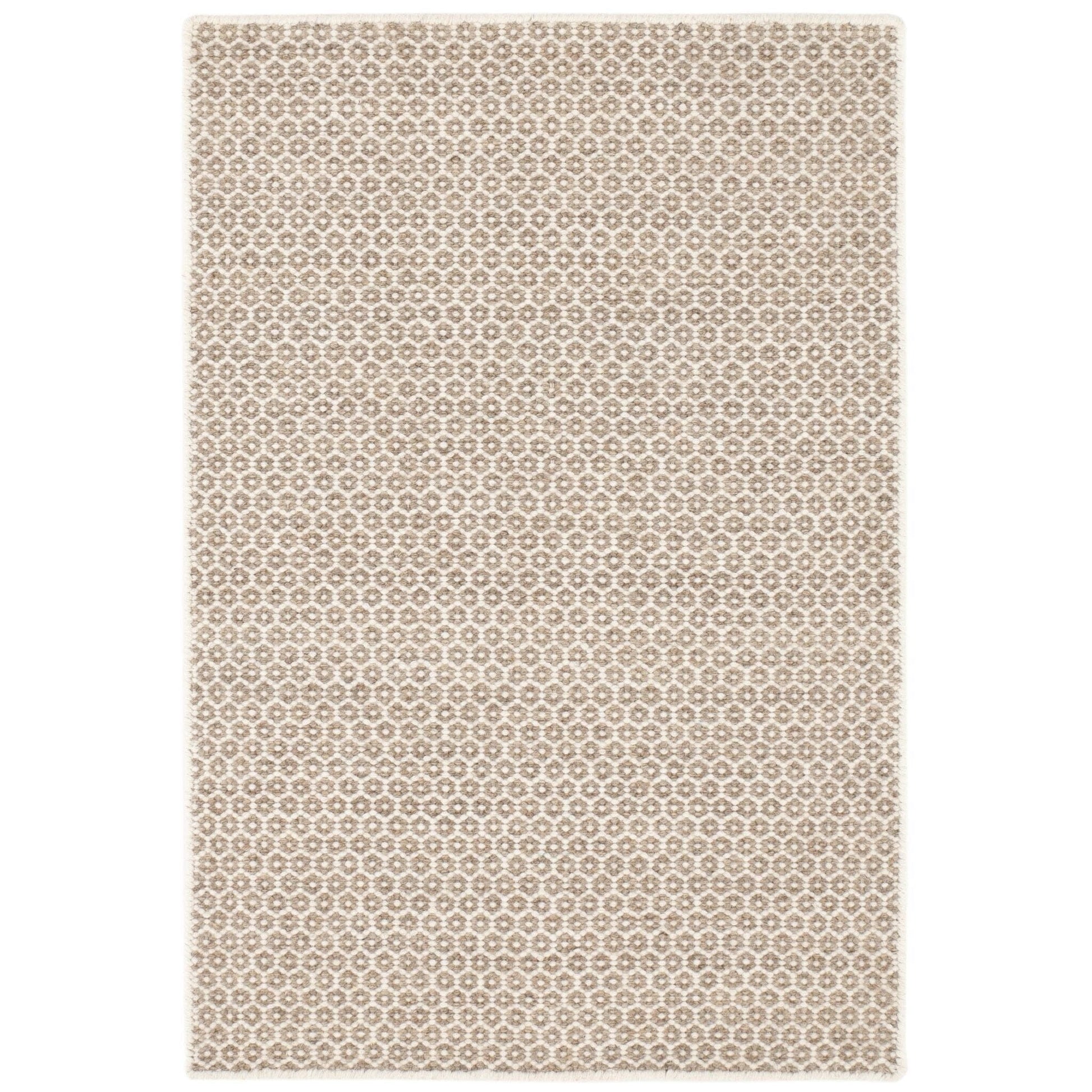 Honeycomb Natural Handwoven Wool Rug Rugs 