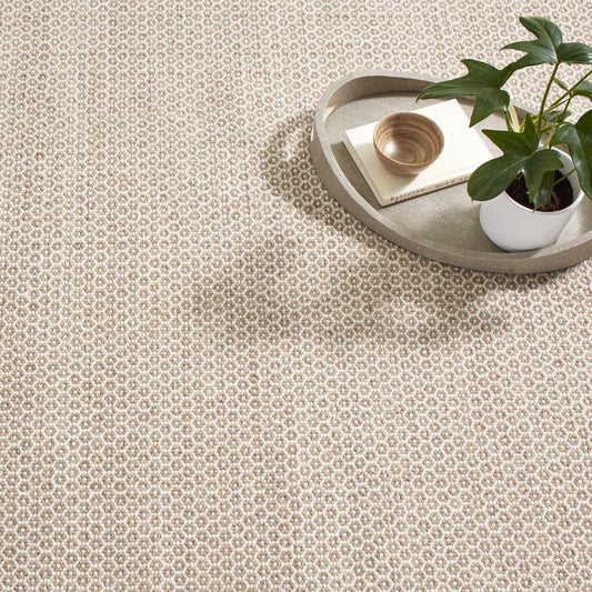 Honeycomb Natural Handwoven Wool Rug Rugs 