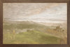 Hudson River School-Summer View, Hudson Valley C. 1870- Canvas on Board Framed Art 