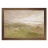Hudson River School-Summer View, Hudson Valley C. 1870- Canvas on Board Framed Art 