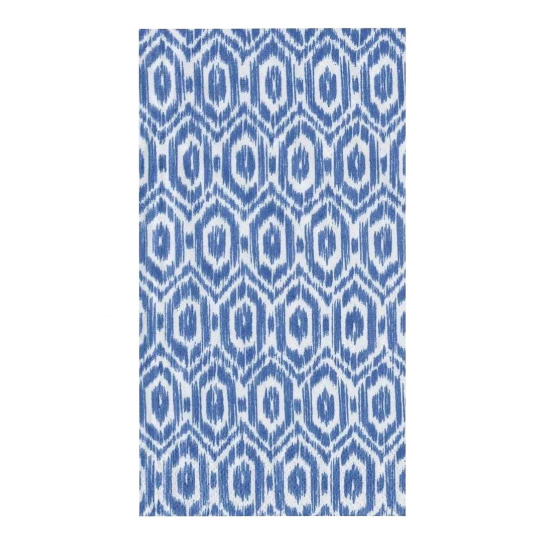 Ikat Blue - Guest Towel Linens 