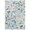 Ines Blue Hand Micro Hooked Wool Rug Rugs 