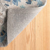 Ines Blue Hand Micro Hooked Wool Rug Rugs 