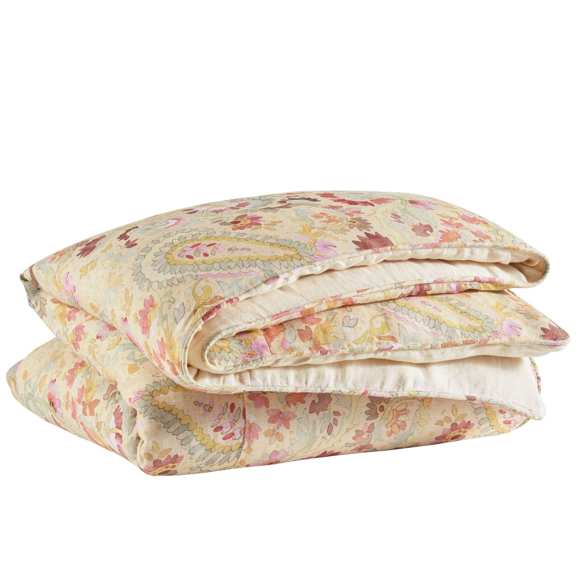 Ines Linen Multi Duvet Cover Duvet Cover 