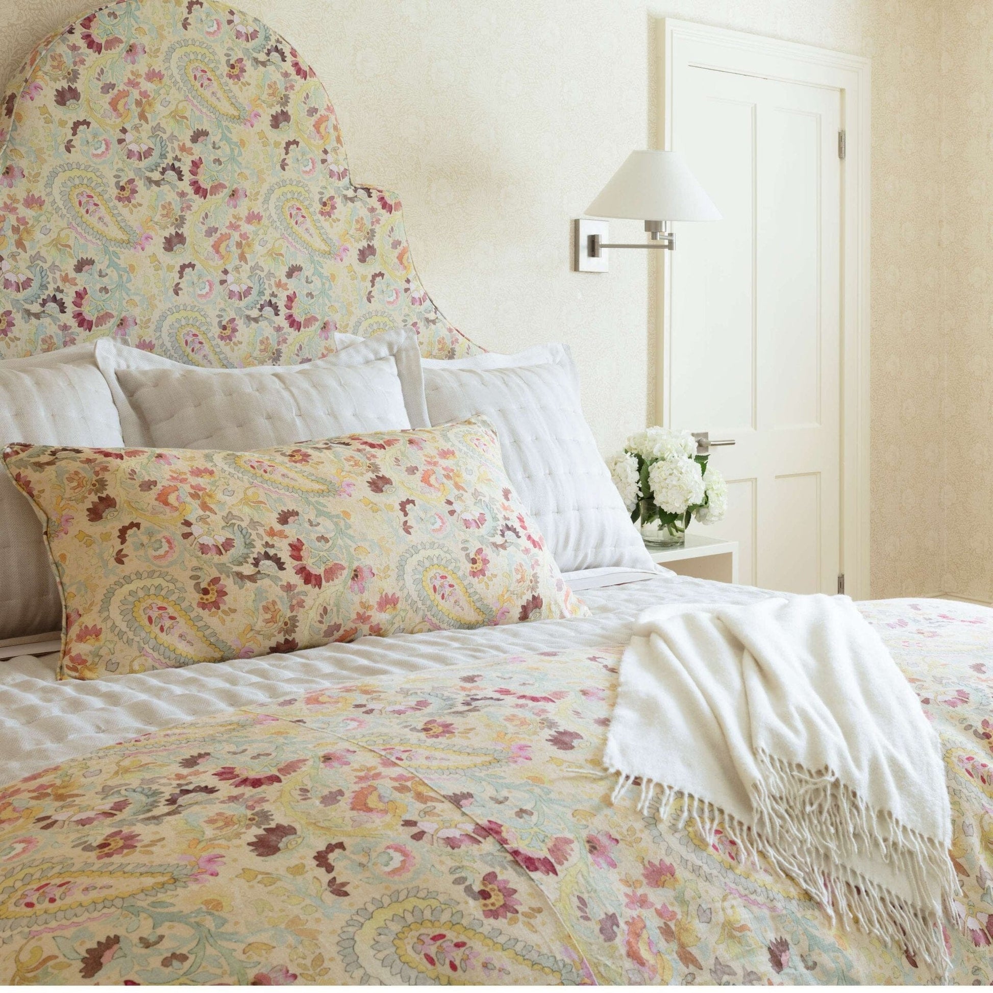 Ines Linen Multi Duvet Cover Duvet Cover 
