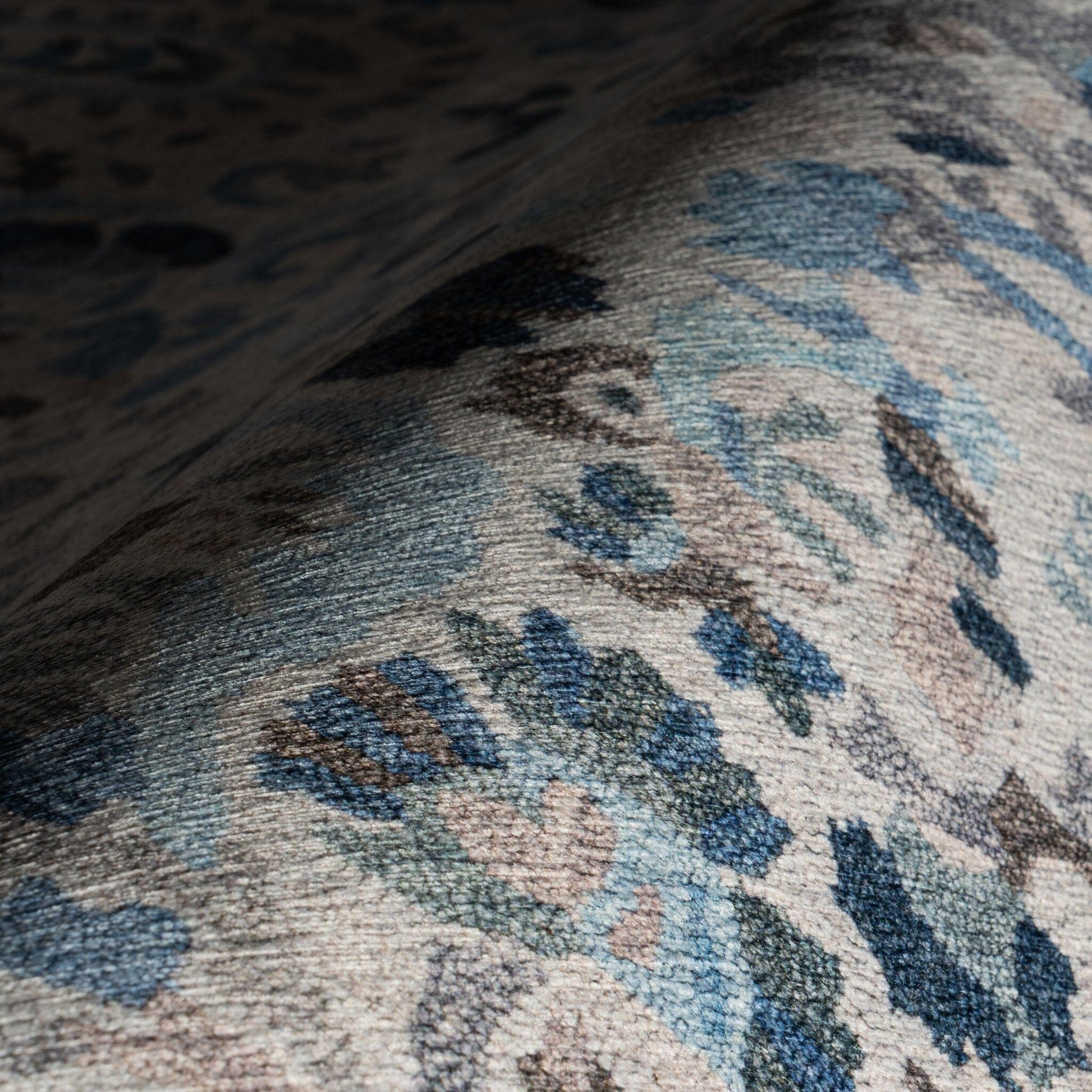 Ines Machine Washable Rug - Blue Rugs 