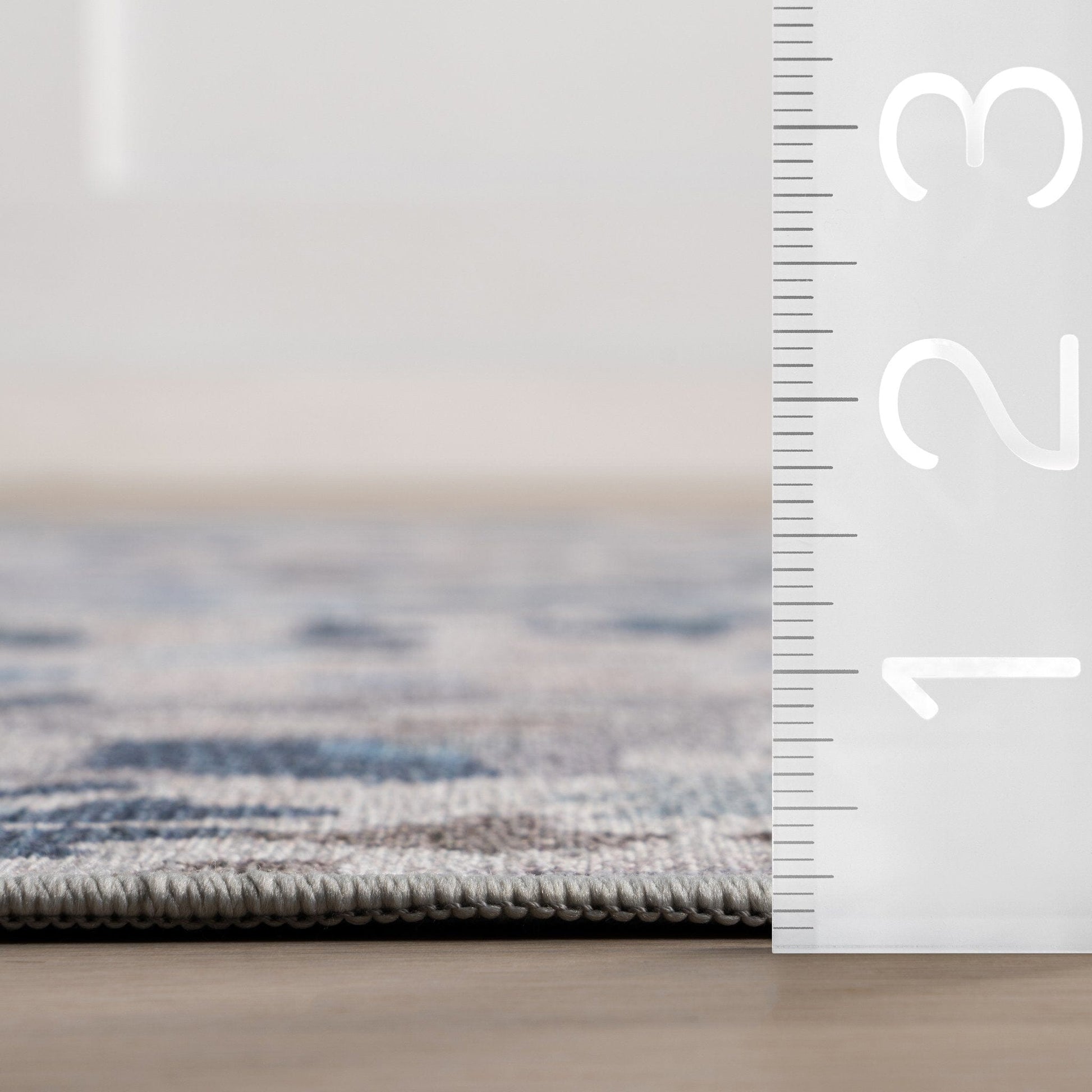 Ines Machine Washable Rug - Blue Rugs 