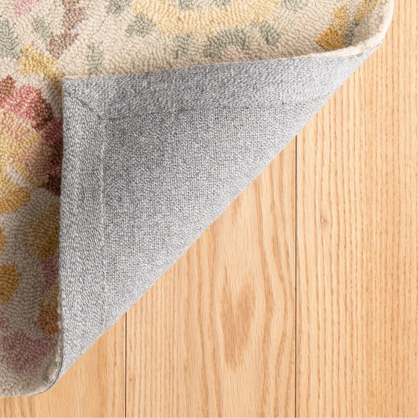 Ines Multi Hand Micro Hooked Wool Rug Rugs 