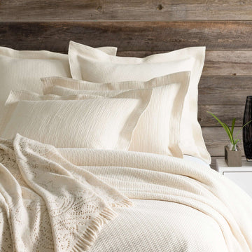Interlaken Ivory Matelasse Coverlet Matelasse Coverlet 