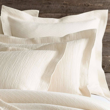 Interlaken Ivory Matelasse Sham Matelasse Sham 