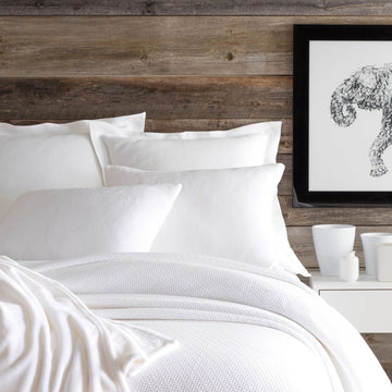 Interlaken White Matelasse Coverlet Matelasse Coverlet 