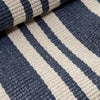 Irving Stripe Ivory Handwoven Cotton Rug Rugs 