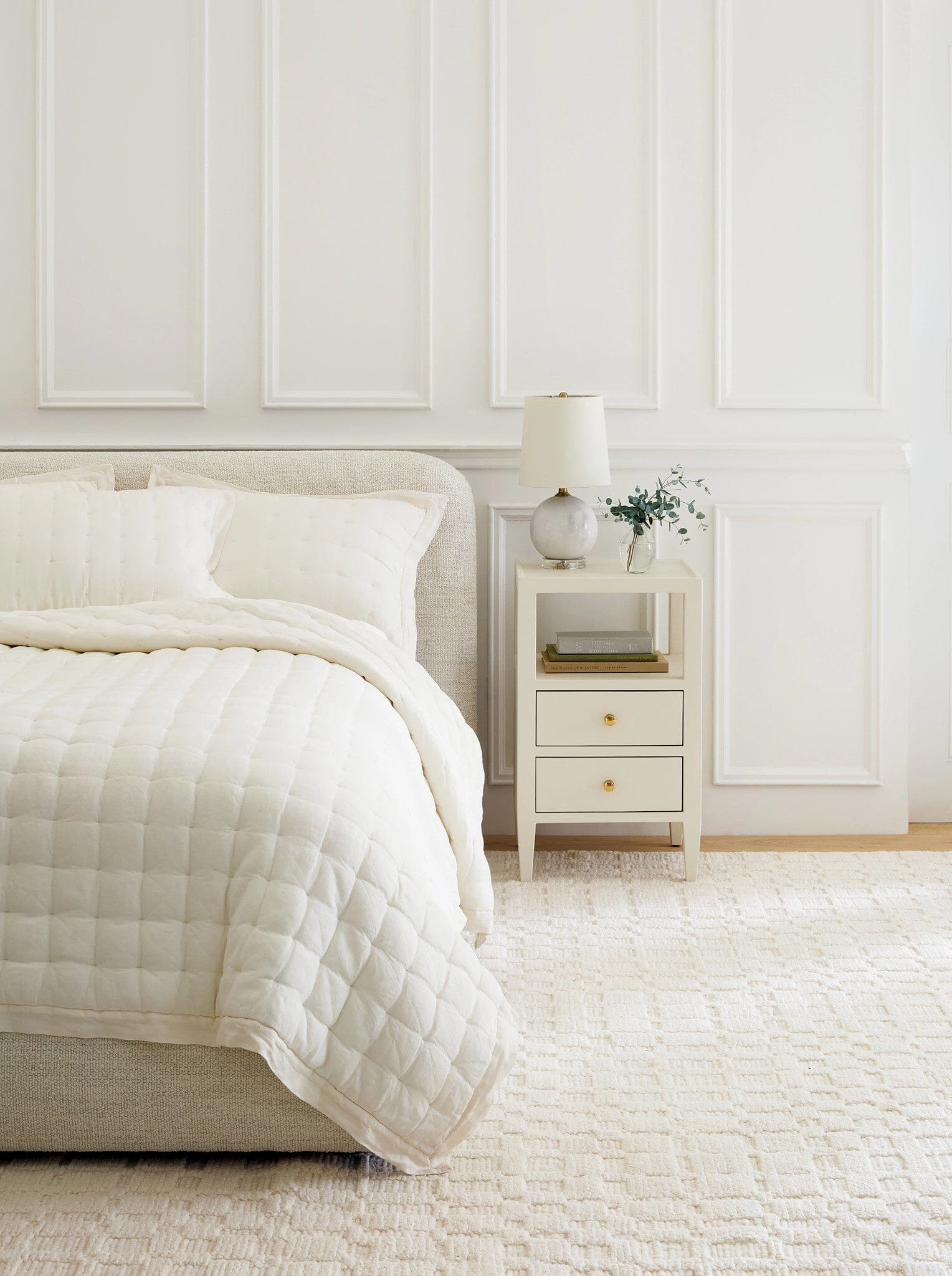 Isadora Ivory Handwoven Wool Rug Rugs 