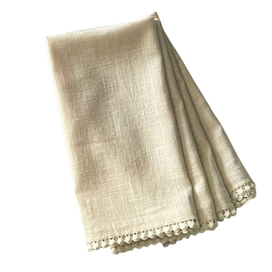 Ivory Lace Napkins, set of 4 Kitchen 