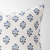 Izzy Blue Block Print Pillow 22" Pillows 