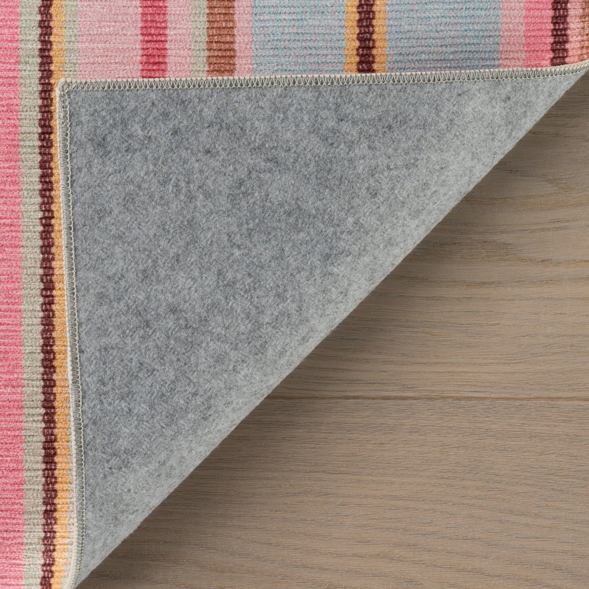 Jamaica Stripe Machine Washable Rug - Sky Rugs 