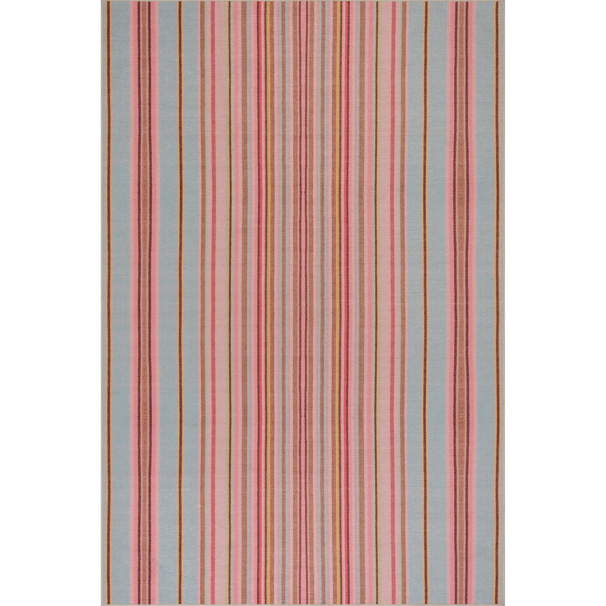 Jamaica Stripe Machine Washable Rug - Sky Rugs 