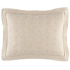 Jonah Linen Natural Quilted Sham Shams & Pillowcases 