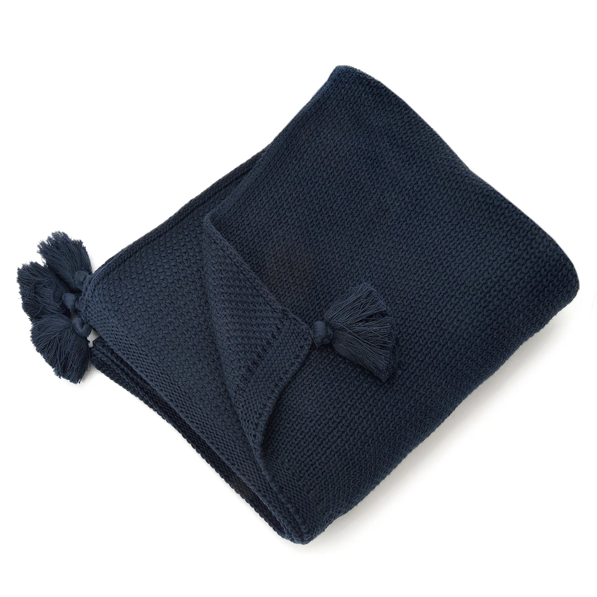 Jordan Tassel Throw - Navy Throws 