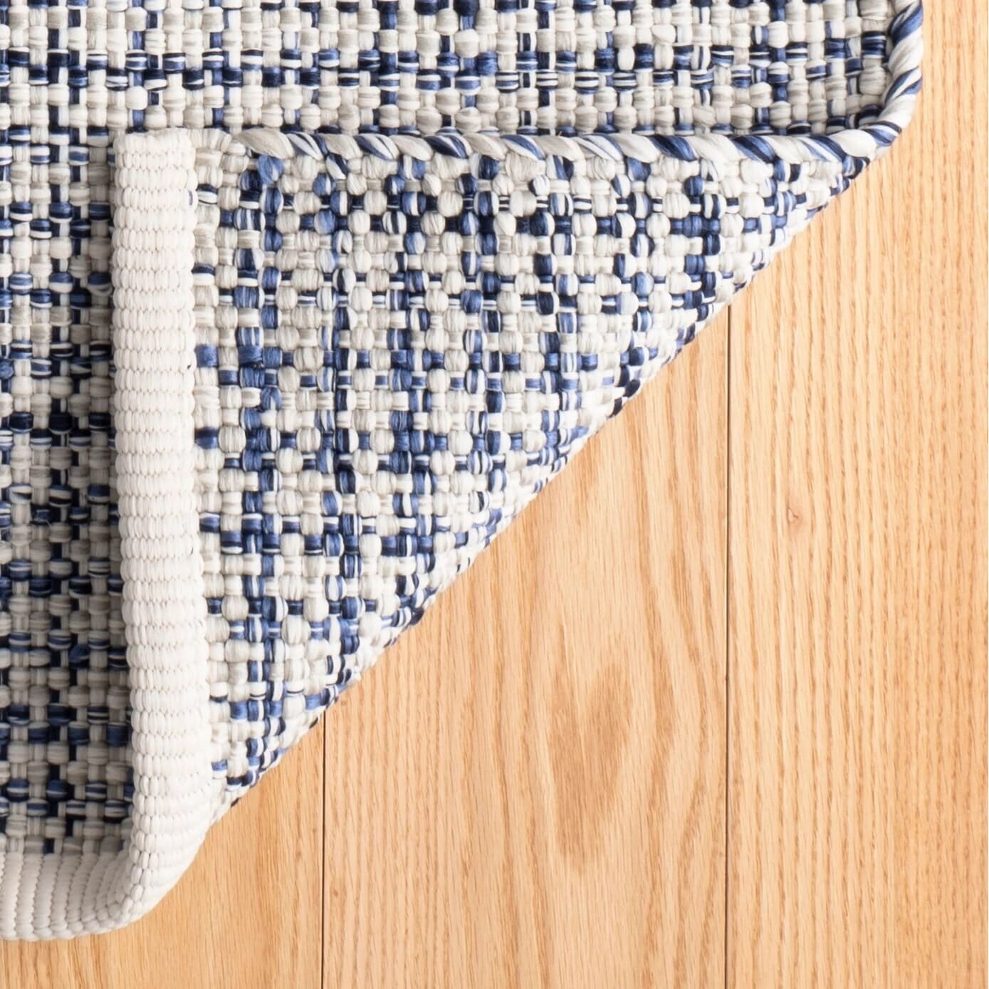 Journey Blue Handwoven Indoor/Outdoor Rug Rugs 