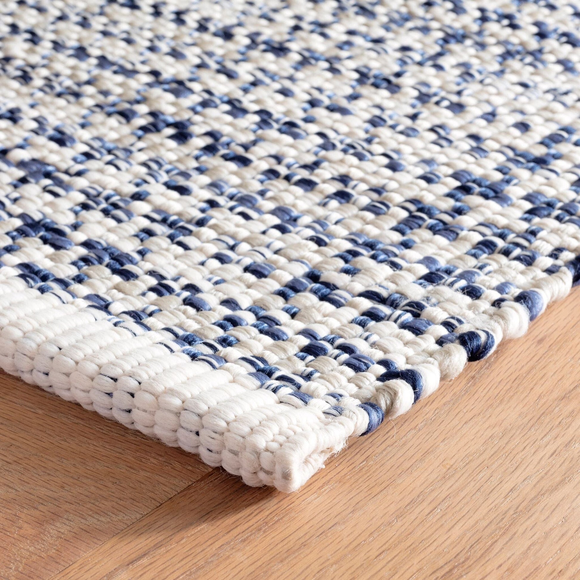 Journey Blue Handwoven Indoor/Outdoor Rug Rugs 