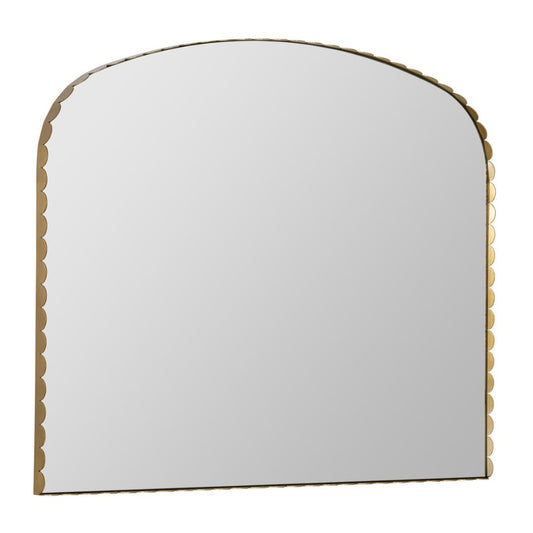 Jules Arched Scalloped Gold Mirror Mirrors 