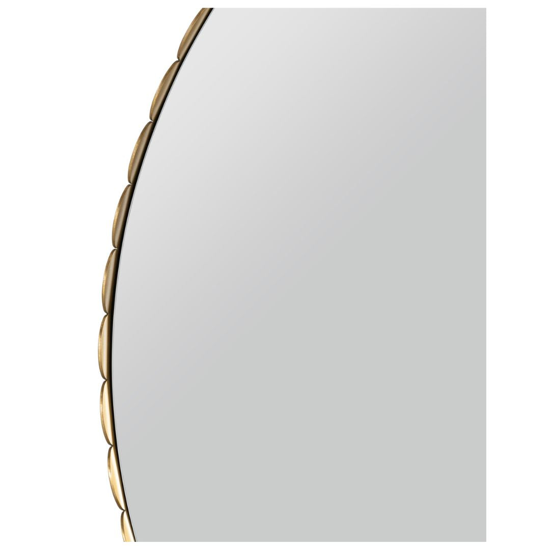 Jules Round Gold Wall Mirror Mirrors 