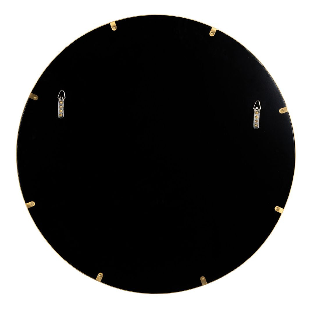 Jules Round Gold Wall Mirror Mirrors 