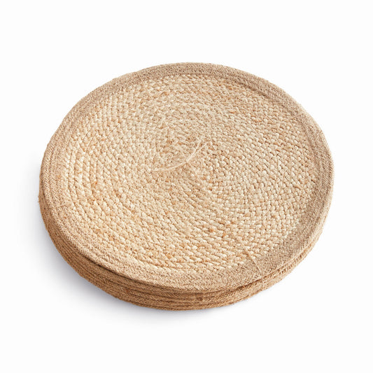 Jute Round Place Mats (set of 2) Kitchen 